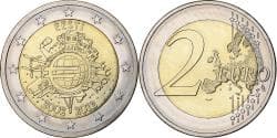 Estonia, 2 Euro, 10 ans de l'Euro, 2012, Vantaa, , Bi-Metallic, KM:70