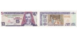 Guatemala, 5 Quetzales, 1993-10-27, UNC(63)