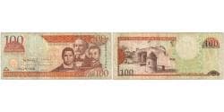 Dominican Republic, 100 Pesos Oro, VF(20-25)