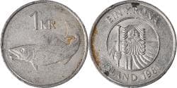 Coin, Iceland, Krona, 1981