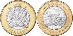 Malawi, 10 Kwacha, 2006, Bi-Metallic, , KM:58