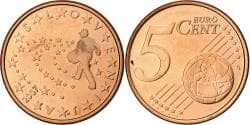 Slovenia, 5 Centimes, 2007, Vantaa, Copper Plated Steel,