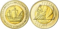 Estonia, 2 Euro, 2003, , Bi-Metallic