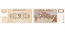 Slovenia, 2 (Tolarjev), 1990, KM:2a, UNC(65-70)