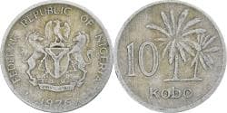 Nigeria, 10 Kobo, 1976