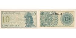 Indonesia, 10 Sen, 1964, AU(55-58)
