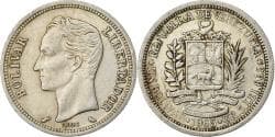 Coin, Venezuela, Bolivar, 1965, , Silver, KM:37a