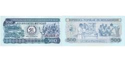 Mozambique, 500 Meticais, 1986-06-16, VF(20-25)
