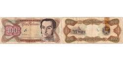 Venezuela, 100 Bolivares, 1992-12-08, VG(8-10)