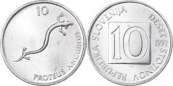 Slovenia, 10 Stotinov, 1992, Aluminum, , KM:7