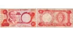 Nigeria, 1 Naira, undated (1979-86), KM:19c, UNC(65-70)