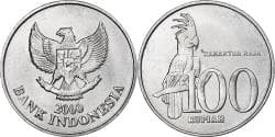 Indonesia, 100 Rupiah, 2000, Aluminum, , KM:61