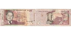 Mauritius, 25 Rupees, n.d (1999), VG(8-10)