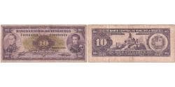 Venezuela, 10 Bolívares, 1988-11-03, VG(8-10)