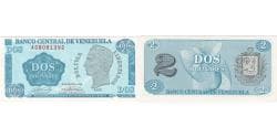 Venezuela, 2 Bolivares, VG(8-10)