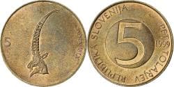 Slovenia, 5 Tolarjev, 1999