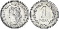 Coin, Argentina, Peso, 1957