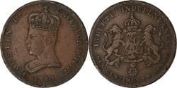 Haiti, Faustin I, 6-1/4 Centimes, 1850, Bronze,