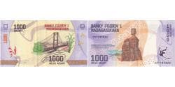 Madagascar, 1000 Ariary, UNC(65-70)