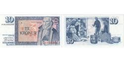 Iceland, 10 Kronur, 1961-03-29, UNC(65-70)