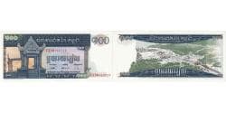 Cambodia, 100 Riels, KM:12b, UNC(65-70)