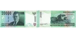 Indonesia, 20,000 Rupiah, 2009, KM:144a, UNC(65-70)