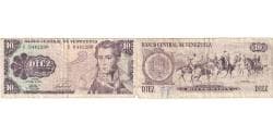 Venezuela, 10 Bolívares, 1981-10-06, VF(20-25)