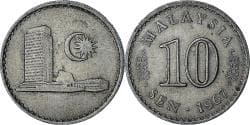 Malaysia, 10 Sen, 1967