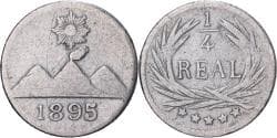 Guatemala, 1/4 Réal, 1895, Silver, , KM:162