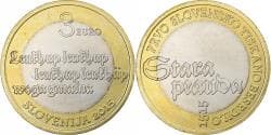 Slovenia, 3 Euro, Stara Prauba 1515, 2015, Bi-Metallic,