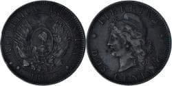 Coin, Argentina, 2 Centavos, 1893