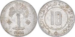 Coin, Algeria, 10 Centimes, 1984