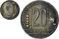 Argentina, 20 Centavos, 1946