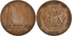Coin, Nigeria, Kobo, 1973