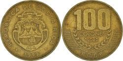 Coin, Costa Rica, 100 Colones, 1999