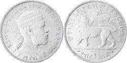 Coin, Ethiopia, Menelik II, 1/2 Birr, 1897, Paris, , Silver, KM:4
