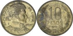 Chile, 10 Pesos, 1999