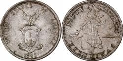 Philippines, 50 Centavos, 1945, San Francisco, Silver, , KM:183