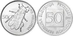Slovenia, 50 Stotinov, 1995, Aluminum, , KM:3