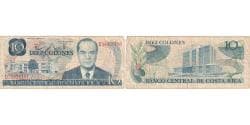 Costa Rica, 10 Colones, 1981-03-12, VF(20-25)