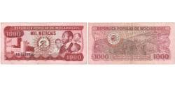 Mozambique, 1000 Meticais, 1980-06-16, EF(40-45)