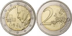 Estonia, 2 Euro, Paul Keres, 2016, Vilnius, Bi-Metallic,