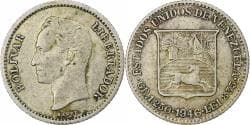 Venezuela, 25 Centimos, 1946, Silver, , KM:20