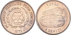Coin, Tonga, 2 Seniti, 1975