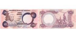 Nigeria, 5 Naira, UNC(65-70)