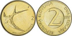 Slovenia, 2 Tolarja, 1997