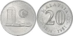 Malaysia, 20 Sen, 1981