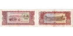 Lao, 50 Kip, EF(40-45)