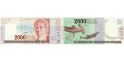 Costa Rica, 2000 Colones, 2003, 2003-04-09, KM:265d, UNC(65-70)
