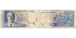 Mauritius, 50 Rupees, VF(30-35)